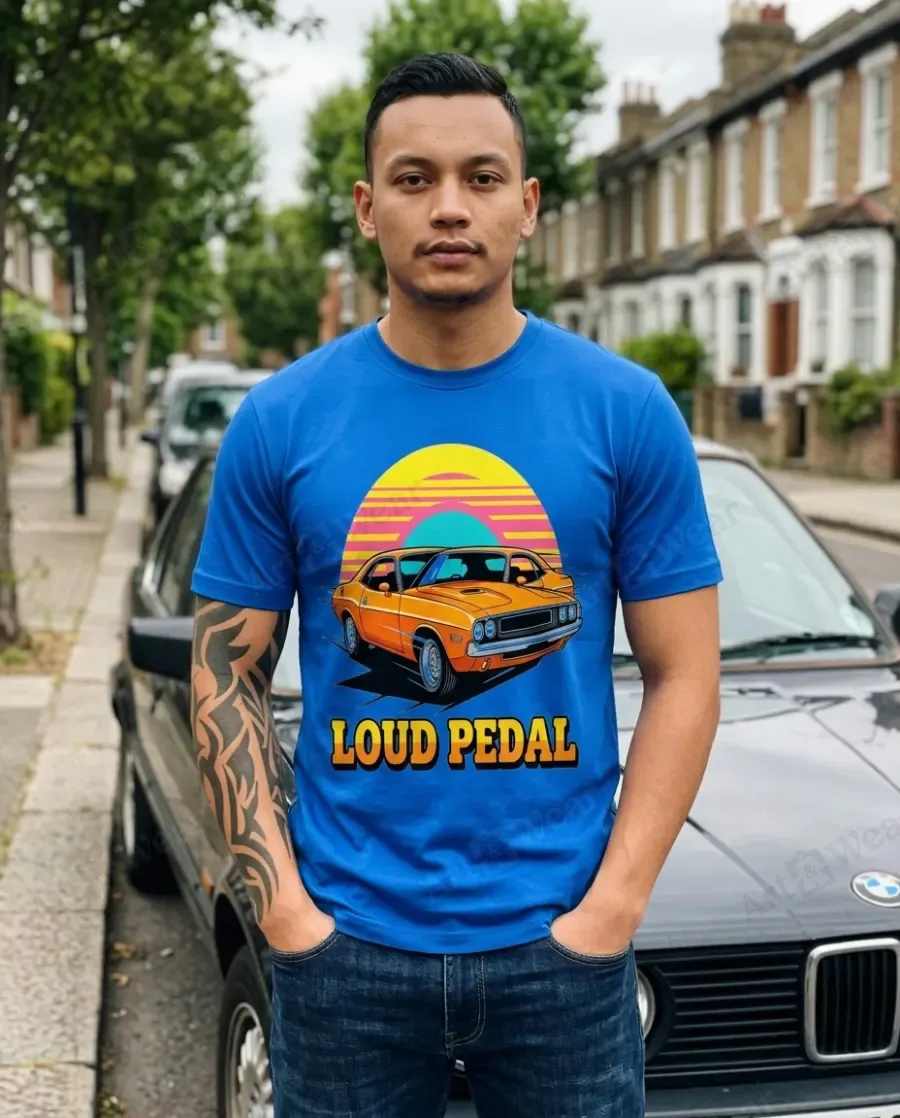Loud Pedal tee, worn